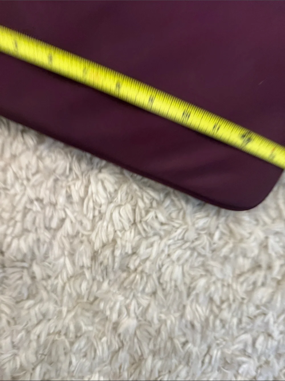 Kate Spade New York Burgundy Laptop Sleeve Case Gold Logo
